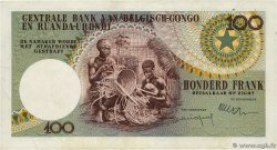 100 Francs BELGISCH-KONGO  1960 P.33c fVZ