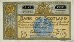 5 Pounds SCOTLAND  1958 P.101b XF