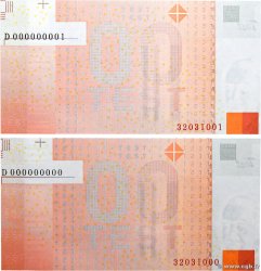 Format 5 Euros Test Note EUROPA  1997 P.- q.FDC