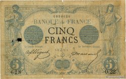 5 Francs NOIR FRANCIA  1871 F.01.01 B