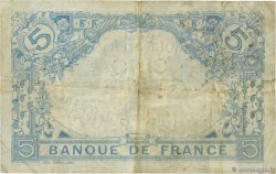 5 Francs BLEU FRANCIA  1912 F.02.05 BC+