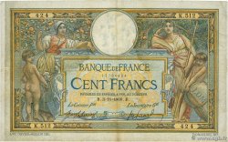 100 Francs LUC OLIVIER MERSON avec LOM FRANCE  1908 F.22.01 F