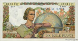 10000 Francs GÉNIE FRANÇAIS FRANCIA  1953 F.50.65 EBC