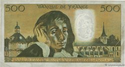 500 Francs PASCAL FRANCE  1973 F.71.10 VF