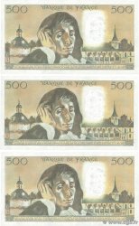 500 Francs PASCAL Consécutifs FRANCE  1984 F.71.30 UNC-