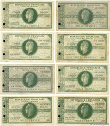 1000 Francs MARIANNE THOMAS DE LA RUE Faux FRANKREICH  1945 VF.13.02x S to SS