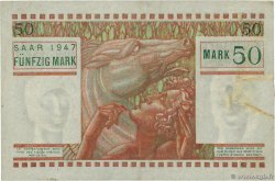 50 Mark SARRE FRANKREICH  1947 VF.48.02 SS