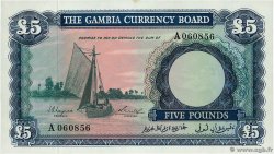 5 Pounds GAMBIA  1965 P.03a UNC-