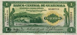 1 Quetzal GUATEMALA  1938 P.014a VF+