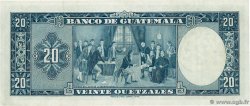 20 Quetzales GUATEMALA  1968 P.055d AU