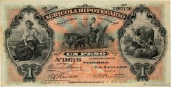 1 Peso GUATEMALA  1900 PS.101a fST