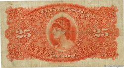 25 Pesos GUATEMALA  1917 PS.103 F