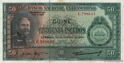 50 Escudos PORTUGUESE GUINEA  1964 P.040a AU