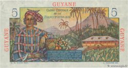 5 Francs Bougainville FRENCH GUIANA  1946 P.19a AU