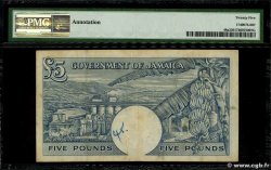 5 Pounds JAMAICA  1960 P.48a VF