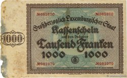 1000 Francs LUSSEMBURGO  1939 P.40a BB