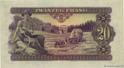 20 Frang LUXEMBOURG  1943 P.42a UNC-