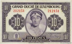 10 Francs LUXEMBURGO  1944 P.44a SC+