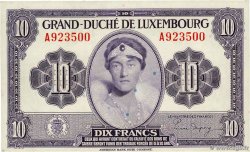 10 Francs LUXEMBOURG  1944 P.44a XF+
