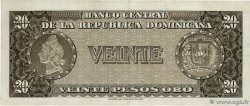 20 Pesos Oro DOMINICAN REPUBLIC  1964 P.102a XF