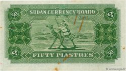 50 Piastres SUDAN  1956 P.02B fVZ