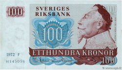 100 Kronor SUÈDE  1972 P.54b fST+