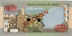 1/2 Dinar Spécimen TUNISIA  1972 P.66s UNC