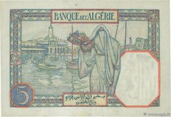 5 Francs ALGERIA  1929 P.077a SPL