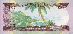 20 Dollars EAST CARIBBEAN STATES  1987 P.19d UNC