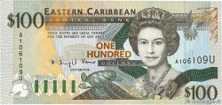 100 Dollars EAST CARIBBEAN STATES  1994 P.35u FDC