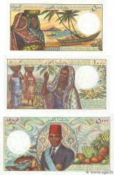 500, 1000 et 5000 Francs Lot COMORE  1984 P.10a, P.11a et P.12a q.FDC
