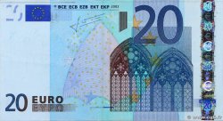 20 Euro Fauté EUROPE  2002 P.10h