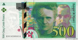 500 Francs PIERRE ET MARIE CURIE FRANCE  1994 F.76.01 AU+