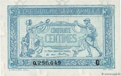 50 Centimes TRÉSORERIE AUX ARMÉES 1917 FRANCE  1917 VF.01.15 UNC