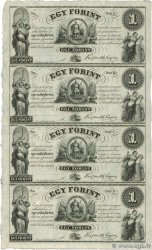 1 Forint Planche UNGHERIA  1852 PS.141r1 AU