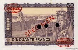 50 Francs Spécimen MALI  1960 P.06s fST