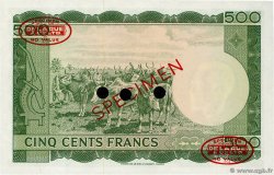 500 Francs Spécimen MALI  1960 P.08s NEUF