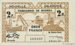 2 Francs NOUVELLE CALÉDONIE  1943 P.56b UNC-