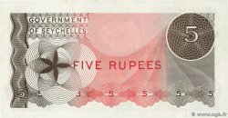 5 Rupees SEYCHELLES  1968 P.14 UNC