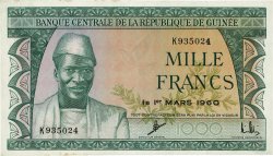 1000 Francs GUINÉE  1960 P.15a