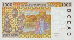 1000 Francs ESTADOS DEL OESTE AFRICANO  1999 P.811Ti FDC