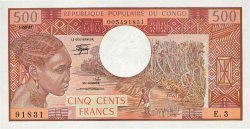 500 Francs CONGO  1981 P.02d UNC