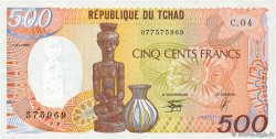 500 Francs CHAD  1990 P.09c UNC-