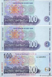 100 Rand Lot SOUTH AFRICA  1994 P.126a/b et P.131a UNC-