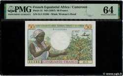 50 Francs AFRIQUE ÉQUATORIALE FRANÇAISE  1957 P.31 UNC-