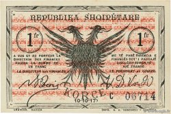 1 Franc ALBANIA  1917 PS.146a SC+