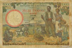 1000 Francs ARGELIA  1942 P.086 BC