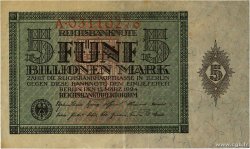 5 Billions Mark GERMANY  1924 P.141 VF