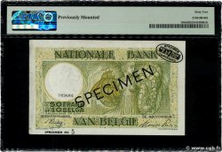 50 Francs - 10 Belgas Spécimen BELGIUM  1935 P.106s var UNC-