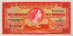 10 Shillings BERMUDAS  1957 P.19b ST